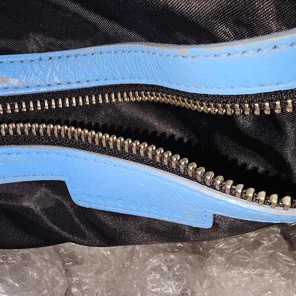 Open Top Turquoise Blue Marc Jacobs Tote *RARE* - Picture 8 of 13
